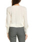 Forte Cashmere Crop Button Silk & Cashmere-Blend Cardigan Women's