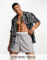 Фото #1 товара ASOS DESIGN swim shorts in short length in grey