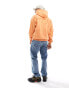 Фото #4 товара Sean John script pullover hoodie in orange with chest print