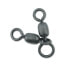 AFW Brass Combination Crane Swivels - Black #2/0, 6PC - фото #1