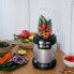 Blender kielichowy Champion Nutrition Blender Pro Digital 1200W NB500 Svart/Silver