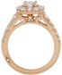 Фото #10 товара Certified Diamond Bridal Set (2 ct. t.w.) in 18k Gold, White Gold or Rose Gold, Created for Macy's