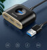 Фото #8 товара Adapter przejściówka HUB 4w1 USB Adapter USB3.0 TO USB3.0*1+USB2.0*3 1m Black