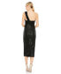 ფოტო #3 პროდუქტის Women's Ieena Sequined One Shoulder Front Bow Dress