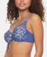 Women's Lotus Embroidered Unlined Underwire Bra, 115088