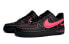 Кроссовки Nike Air Force 1 Low Crimson Stitch Black-Pink