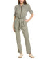 Bella Dahl Zip Front Jumpsuit Women's L - фото #1