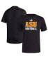 ფოტო #1 პროდუქტის Men's Black Arizona State Sun Devils Sideline Strategy Glow Pregame T-shirt