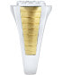 ფოტო #4 პროდუქტის Men's Lab Grown Diamond Cluster Ring (1 ct. t.w.) in 10k Two-Tone Gold