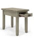 Фото #2 товара Artisan Solid Wood Narrow Side Table