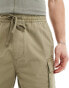 Фото #5 товара Pull&Bear cargo short in khaki