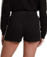 ფოტო #2 პროდუქტის Women's Britney High Rise Logo Stripe Drawstring Shorts