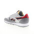 Фото #6 товара Reebok Classic Leather Mens Gray Leather Lace Up Lifestyle Sneakers Shoes