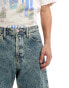 Фото #5 товара Jack & Jones baggy fit denim shorts in blue acid wash