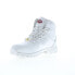 Avenger Flight Alloy Toe SD10 A7473 Womens White Wide Leather Work Boots