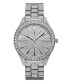 ფოტო #2 პროდუქტის Women's Cristal Diamond (1/8 ct.t.w.) Stainless Steel Watch