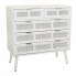 Chest of drawers Alexandra House Living White Bamboo MDF Wood 39 x 81 x 80 cm