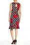 Фото #3 товара Carole Wren 157502 Women's Floral Polka Dot Ruffle Hem Sleeveless Dress Sz. 10