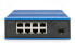 Фото #4 товара DIGITUS 8 Port Gigabit Ethernet Network PoE Switch, Industrial, Unmanaged, 1 SFP Uplink