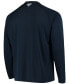 ფოტო #3 პროდუქტის Men's PFG Navy West Virginia Mountaineers Terminal Tackle Omni-Shade Long Sleeve T-shirt