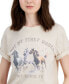 Juniors' Rodeo Rolled-Cuff Crewneck Tee