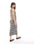 New Look stripe maxi dress