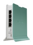 MikroTik hAP - Wi-Fi 6 (802.11ax) - Single-band (2.4 GHz) - Ethernet LAN - Green - White - Tabletop router