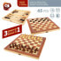 CB TOYS Chess Board 3 In 1 Wooden Board Game