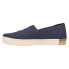 Фото #6 товара TOMS Alpargata Indio Platform Slip On Womens Blue Flats Casual 10015871T