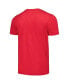 ფოტო #2 პროდუქტის Men's Charcoal, Red St. Louis Cardinals Meter T-shirt and Pants Sleep Set