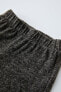 Комплект soft touch из футболки и брюк со стразами ZARA