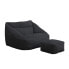 Sitzsack Sessel COZY inkl. Hocker