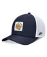 Men's Navy/White Michigan Wolverines Legacy Mascot Trucker Adjustable