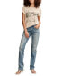 ფოტო #5 პროდუქტის Women's Mid-Rise Sweet Straight-Leg Jeans