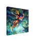 Фото #2 товара Marcia Baldwin 'Dancing Colors Koi' Canvas Art - 18" x 18"