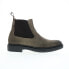 Фото #1 товара Bruno Magli Paris MB2PARO1 Mens Gray Suede Slip On Chelsea Boots 9