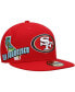 Фото #2 товара Men's Scarlet San Francisco 49ers Stateview 59FIFTY Fitted Hat