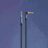 Фото #16 товара Kątowy boczny przewód kabel audio AUX 2x mini jack 3.5 mm 1m niebieski