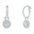 Серьги Macy's Diamond Three Prong Stud (1-3/4 ct. t.w.) silver, clear - фото #1