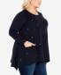 Plus Size Johana Round Neck Sweater