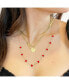 Фото #2 товара The Lovery coral Heart Station Necklace