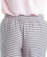 ფოტო #14 პროდუქტის Women's 3/4 Sleeve Top & Boot-Cut Pajama Pants Set