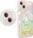 Фото #2 товара OEM ETUI SKULL IPHONE 14 HOLO WHITE / BIAŁY