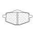 CL BRAKES 2284S4 Sintered Brake Pads