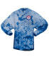 ფოტო #3 პროდუქტის Women's Royal Texas Rangers 2023 World Series Champions Crystal-Dye Long Sleeve T-shirt