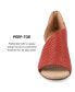 Women's Aretha Perforated Peep Toe Wedge Sandals