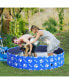 Фото #2 товара Outdoor Pet Swimming Pool Bath for Backyard Patio Deck 55" x 12" XL