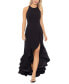 ფოტო #1 პროდუქტის Tiered Ruffles Scuba Crepe Gown