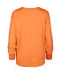 Фото #2 товара Women's Orange Distressed Cleveland Browns Tom Cat Long Sleeve T-shirt