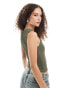 Фото #4 товара Noisy May textured tank top khaki